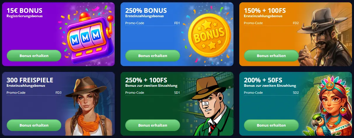 Marvel Casino Boni